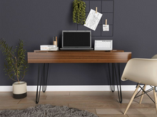 Arizona 120 Drawer Desk, Hairpin Legs, One Drawer