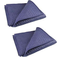 2 Moving Blankets 40"x 72" Heavy Duty Packing Blankets for Moving Shipping Thick Furniture Wrapping for Moving Supplies Professional Quilted Shipping Blankets