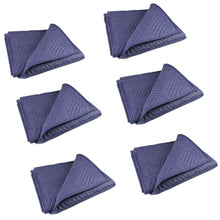 2 Moving Blankets 40"x 72" Heavy Duty Packing Blankets for Moving Shipping Thick Furniture Wrapping for Moving Supplies Professional Quilted Shipping Blankets
