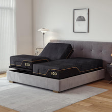 MLILY EGOHOME Adjustable Bed Frame Queen for Pain Relief, Electric Queen Size Adjustable Bed Base with Wireless Remote for Head and Foot Incline, Easy Assembly