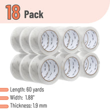 Mr. Pen- Packing Tape, 2Pack, 2in Wide, 60 Yards, 1.9mil, No Smell, Shipping Tape, Packaging Tape Rolls, Clear Box Tape, Mailing/Moving Tape, Packing Tape Refill