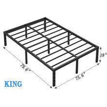 Heavy Duty Metal Bed Frame – 14” Heavy-Duty with Storage, No Box Spring Needed