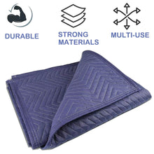 2 Moving Blankets 40"x 72" Heavy Duty Packing Blankets for Moving Shipping Thick Furniture Wrapping for Moving Supplies Professional Quilted Shipping Blankets