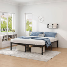 Heavy Duty Metal Bed Frame – 14” Heavy-Duty with Storage, No Box Spring Needed