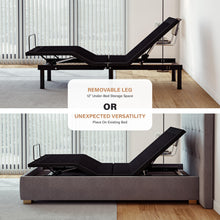 MLILY EGOHOME Adjustable Bed Frame Queen for Pain Relief, Electric Queen Size Adjustable Bed Base with Wireless Remote for Head and Foot Incline, Easy Assembly