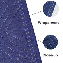 2 Moving Blankets 40"x 72" Heavy Duty Packing Blankets for Moving Shipping Thick Furniture Wrapping for Moving Supplies Professional Quilted Shipping Blankets