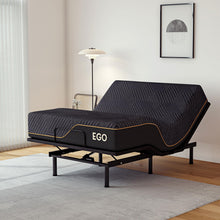 MLILY EGOHOME Adjustable Bed Frame Queen for Pain Relief, Electric Queen Size Adjustable Bed Base with Wireless Remote for Head and Foot Incline, Easy Assembly