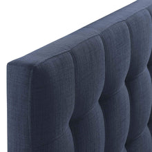 Modway AMZ-5041 Lily Tufted Linen Fabric Upholstered Queen Headboard in Gray