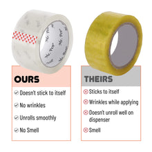 Mr. Pen- Packing Tape, 2Pack, 2in Wide, 60 Yards, 1.9mil, No Smell, Shipping Tape, Packaging Tape Rolls, Clear Box Tape, Mailing/Moving Tape, Packing Tape Refill