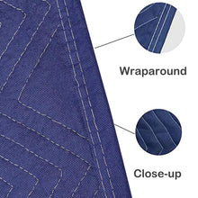 2 Moving Blankets 40"x 72" Heavy Duty Packing Blankets for Moving Shipping Thick Furniture Wrapping for Moving Supplies Professional Quilted Shipping Blankets