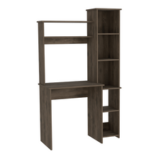Aramis Desk With Hutch, Five Shelves