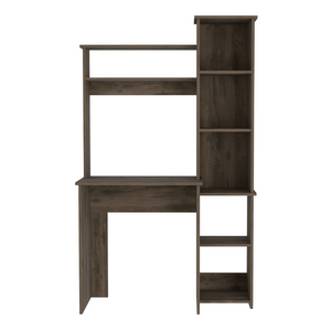 Aramis Desk With Hutch, Five Shelves