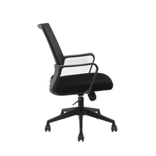 Fukuoka Office Chair, Nylon Base,Fixed Handrail