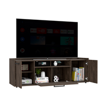 Hollywood Tv Stand for TV´s up 60", Double Door Cabinets, One Flexible Cabinet