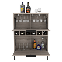 Staten Bar Cabinet, Six Wine Cubbies, Two Door Flexible Cabinets