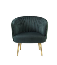 Sigurd Accent Chair Black Velvet & Gold