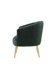 Sigurd Accent Chair Black Velvet & Gold