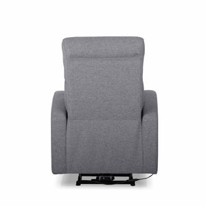 Verona Power Recliner with USB Charger in Gray