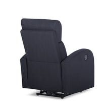 Cork Power Recliner with USB Charger in Black