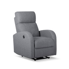 Verona Power Recliner with USB Charger in Gray