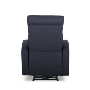 Cork Power Recliner with USB Charger in Black
