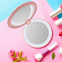 Compact Mirror With Portable Phone Charger