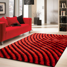Vesta 3D Red Shag Rug