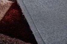 3D Parquette Shaggy Area Rug