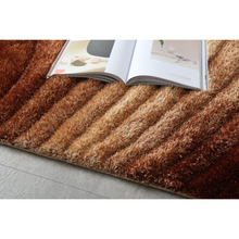Sedona 3D Brown Shag Rug