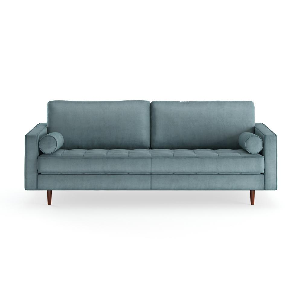 Bloomfield Velvet sofa, Copen Blue Velvet