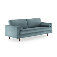 Bloomfield Velvet sofa, Copen Blue Velvet