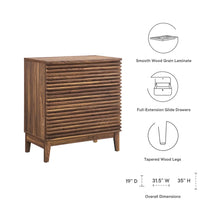 Murano 3-Drawer Bachelor's Chest