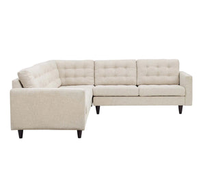 Cayden 3 Piece Upholstered Fabric Sectional Sofa Set